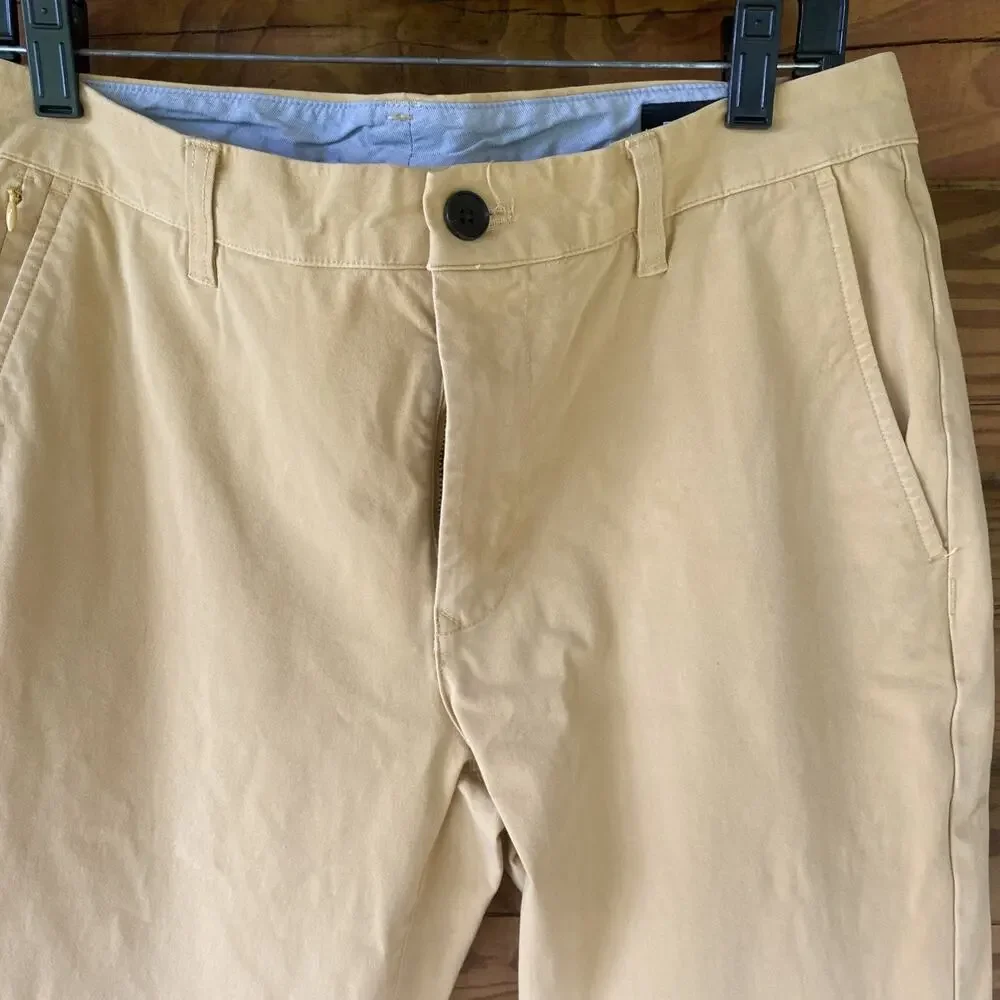 Bonobos Chino Pants Mens 32 x 32 Tan Slim Taper Stretch Twill Casual Preppy J19